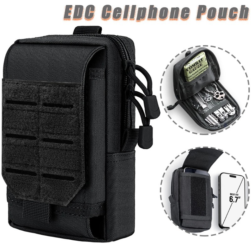 Edc Carry Box - Bolsa Tática MOLLE EDC para Cintura