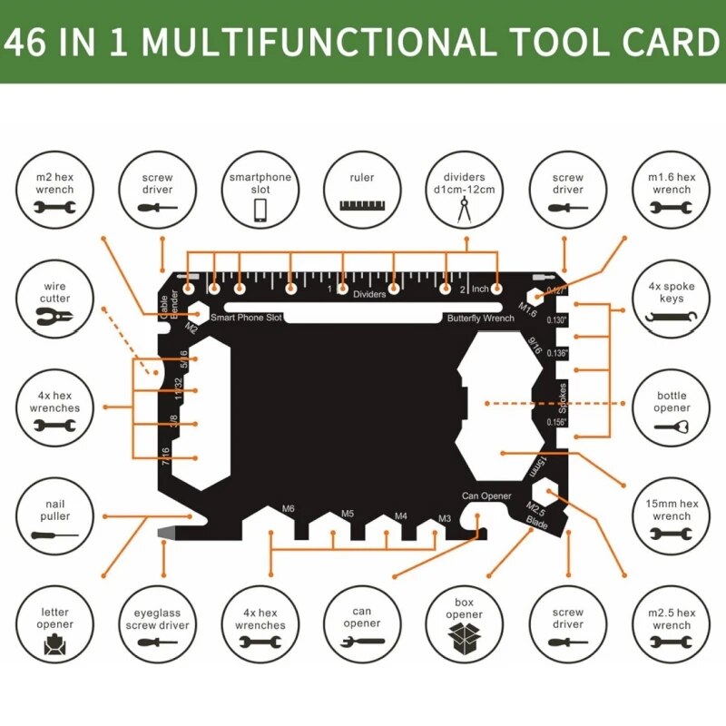 Portable Multipurpose Gear Gad - Multitool Credit Card avaliação e preço